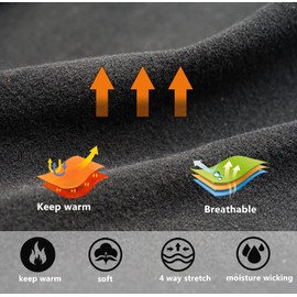 Women's Bike Pants 4D Padded Winter Cycling Pants Thermal Fleece Lined Long Bicycle Tights Compression Leggings with Pockets Black Purple M