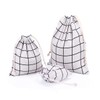 Amoyie 3 pcs Drawstring Storage Bag Set for Cosmetic Travel