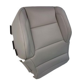 AUTOKAY Driver Bottom Leather Seat Cover Gray for GMC Sierra for Chevy Silverado SLT SLE Z71 2014-2019