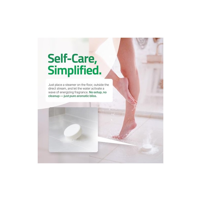 Shower Steamers Aromatherapy - Eucalyptus & Mint - 15 Pack
