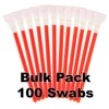 Alpha 17mm Sensor Cleaning Swabs (100 Bulk pk) (Red)