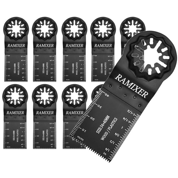 Multi Tool Replacement Blade Star Lock Compatible Cut Saw Blades 10 Pieces Makita BOSCH Hitachi High Coke Compatible Product (For Wood)