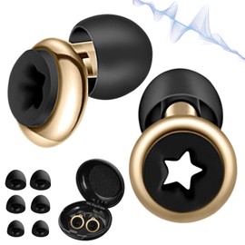 Alovez Geräuschreduzierende Ohrstöpsel, Ohrstöpsel zum Schlafen, Schlaf Ohrenstöpsel mit 3 Paar Spitzen für Konzert, Reisen, Arbeit, Live-Events