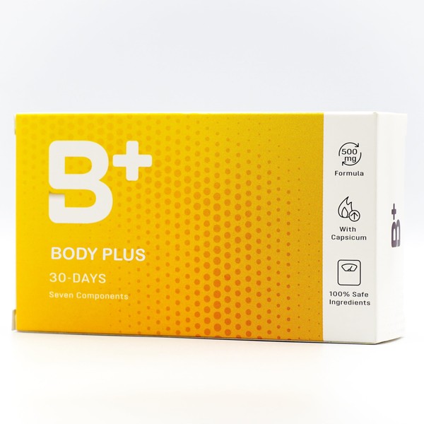 B+, Body + 30 gélules minceur | B plus pour un métabolisme normal | B + avec L-carnitine.