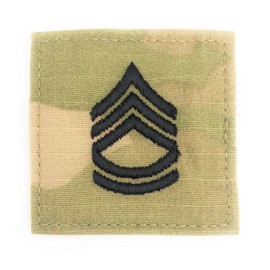 US Army OCP Rank 2x2 With Hook Fastener - E7 Sergeant First Class