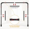 Nicecho U Shape Heavy Duty Curved Curtain Rods adjust to