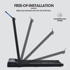 OVER SELF Foldable Walking Mat 6.2MPH 2-in-1 Portable Treadmill with