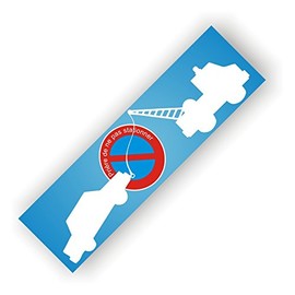 Garage – Sign Parken Verboten – Stickers Park and 2 Different Versions – Pack of 20 (2 Packs of 10 stickers)