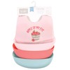 Hudson Baby Unisex Baby Silicone Bibs, Tractor, One Size