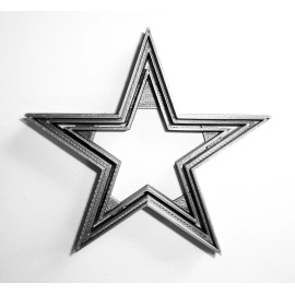 AJT TEXAS LONE STAR STATE OUTLINE LONGHORN COWBOY HAT BOOT COOKIE CUTTER USA PR1305