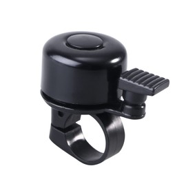 KOMBIUDA Aluminum Alloy Bike Bell Handlebar Ring Cycling Bell Road Easy Install Black Bike Horns Accessories