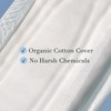 Rael Incontinence Pads for Women, Organic Cotton Cover, Postpartum Essential,