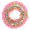 Boston International Decorative Front Door/Wall Wreath, Pink Succulent