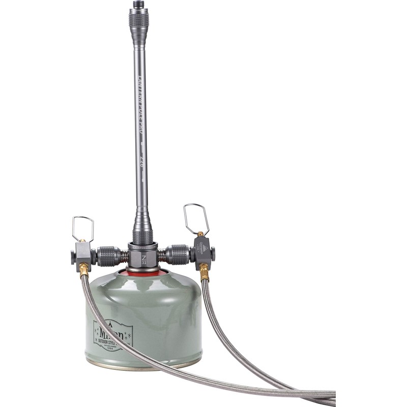 Camping Moon Z31 Two-Way Adapter, Bi-Directional Vertical Type, Gas Splitter