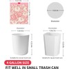 Trash bags, 4 Gallon Trash Bags Drawstring, Colorful & Portable