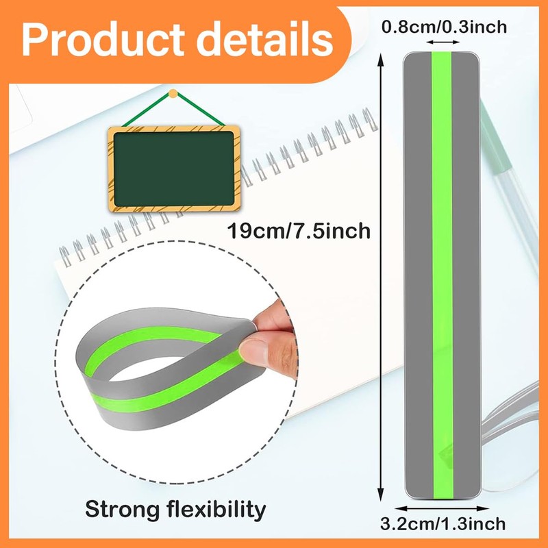PYRUVAE Pack of 3 Reading Ruler, Reading Aid Children, Dyslexia