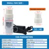 ACEDUROBLA 1-1/2 inch 40 mm Inline Duct Fan, 6W 22