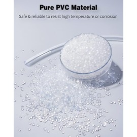 Pawfly Aquarium Airline Tubing 26 Feet Standard 3/16" Tubing for Fish Tank Air Pump Flexible Kink-Resistant Pure PVC Hose for Aquarium Garden Terrarium Pond