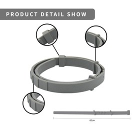 2 Stück Hundehalsbänder,Collar für Hunde,Sichere,wasserdichte und Einstellbare Hundehalsbänder,für Mittelgroße Bis Große Haustiere(62cm)