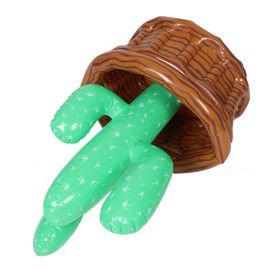 BIUDECO Inflatable Pool Floats Fun Unique Cooler Cactus Shape Ice Cube Cooler Party Decoration for Parties
