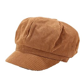 Vintage Hats for Women Corduroy Solid Color Hat French Style Paperboy Cap
