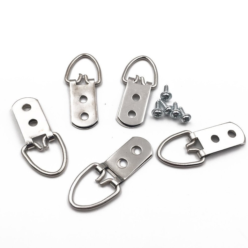 D Ring Picture hangers, 50-Pack Heavy Duty Hanging Picture Frame