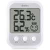 ドリテック デジタル温湿度計 オプシスプラス O-251WT ホワイト