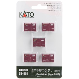 KATO Nゲージ 20B形コンテナ 5個入 23-501 鉄道模型用品
