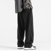 Corduroy Pants Men Baggy Sweat Slacks Elastic Waist Drawstring Casual