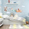 TOARTi Woodland Funny Animals Wall Stickers for Nursery Wall,Airplane Flying