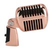 Professional Vintage Wired Microphone, Zinc Alloy Retro Dynamic Vocal Microphone
