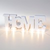 Wooden Blocks Wall and Table Top Decor: Freestanding Letter HOME