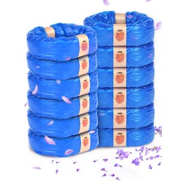 Windeleimer-Nachfüllkassetten 12 Stück Nachfüllfolie für Windeleimer Nachfüllkassette Katzenklo Windeleimer Geruchsdicht Nachfüllbeutel kompatibel mit allen Windeleimer & Katzenstreuentsorgungseimer