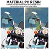 JECOMPRIS Motorcycle Handlebar Protection Hand Guard for Scooter with Windscreen