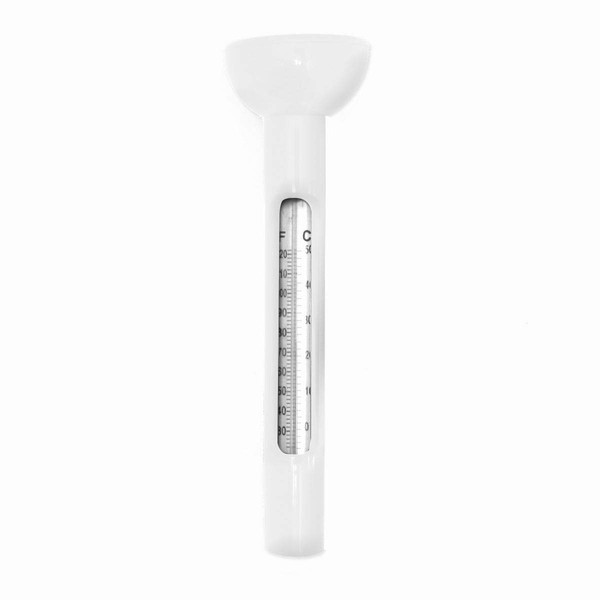 Pisces Floating Pond Thermometer White - Swimming Pool Thermometer Temperature