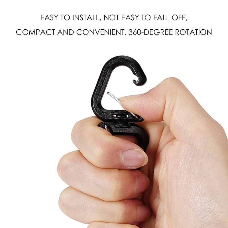 GDFHBD 10 Pieces Of Rotary Hook, Multi-Function Hook, Item Hanging