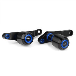 Goxmoto Motorcycle Frame Sliders Falling Protection Crash Protector All Aluminum Bracket Compatible With H.onda CBR650R 2024-2025 Engine Fairing Guards CBR 650 R CBR 650R Accessories (Blue)