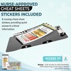 First Lifesaver Nursing Clipboard 3 Layers Aluminum Foldable Nurse Clipboard