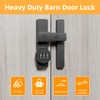 Barn Door Lock,180 Degree Flip Barn Door Locks and Gate