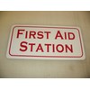 First Aid Station Metal Sign