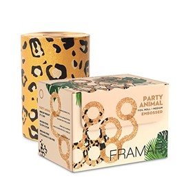 Framar Party Animal Rollo de papel de aluminio en relieve, láminas para el cabello para resaltar - Mediano 320 pies