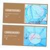 COLLBATH 2Pcs World Map Earth Globe Lanterns Decorative Hanging Lanterns