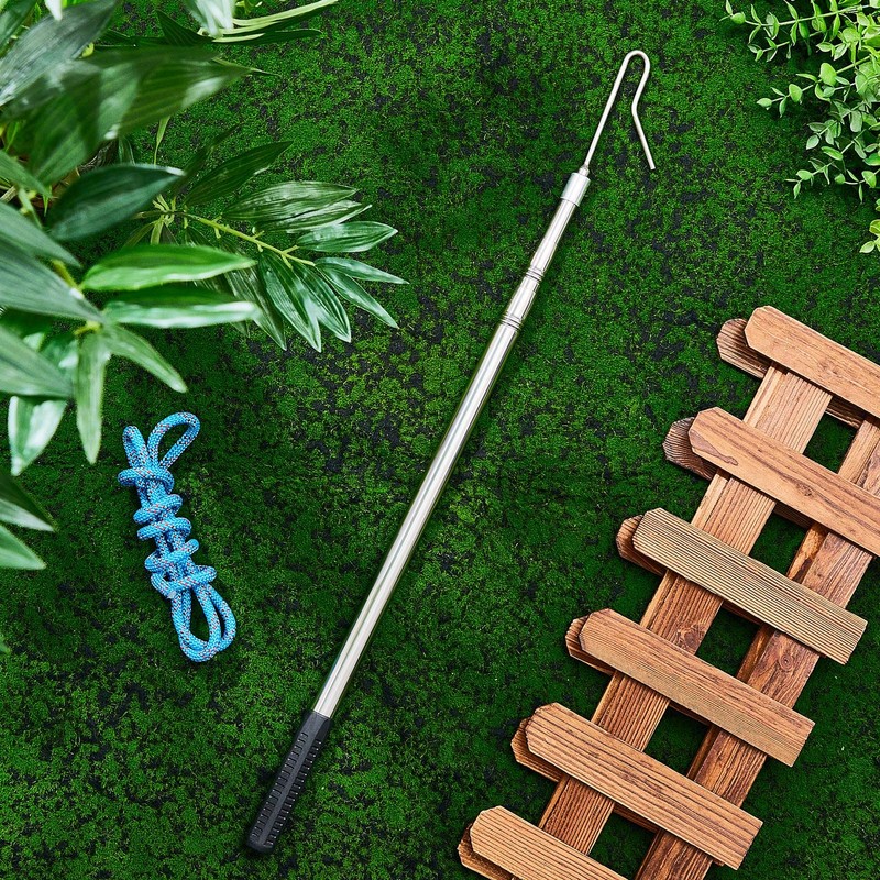 Fabbay Chicken Catcher Leg Hook Stainless Steel Retractable Long 24