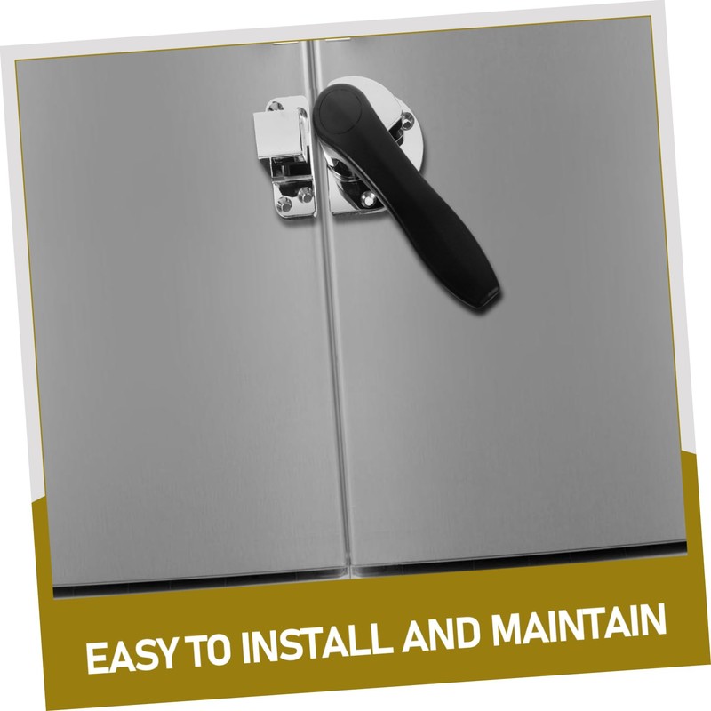 SHINEOFI 1 Set Heavy Duty Freezer Door Latch Handle Durable