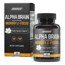 Alpha BRAIN Suplemento Nutricional Onnit Cápsulas 30 unid Sin Sabor                                                                                   
