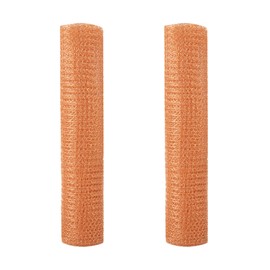 7.88 inch x 32 ft Copper Mesh Rodent Control for Mice Rat Pure Copper Fill Fabric Hole Filler Flexible Wool Mouse Trap for Bat Snail Bird Rodent Control Hole Blocking Gardening Sealing