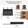 Warmiehomy Telescopic Drawer, Extendable Cupboard Organiser, Expandable Storage Space in