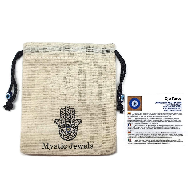 MYSTIC JEWELS By Dalia Keyring Turkish Eye Elephant Good Luck