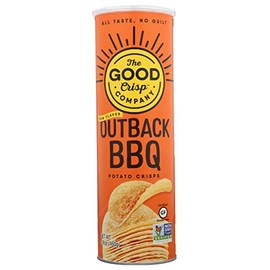 The Good Crisp Company, Outback BBQ Flavor Potato Crips, 5.6 Oz (Pack of 8)