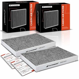 A-Premium Juego de 2 Filtros de Aire de la Cabina con Carbón Activado | para Volvo XC60, S60, S80, V60, V70, XC70, XC90 & Land Rover Discovery Sport, 